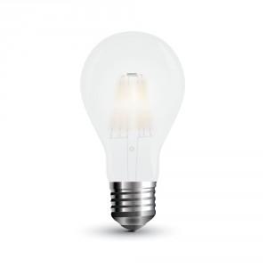 5W LED COG lemputė, E27, A60, matinė, 2700K