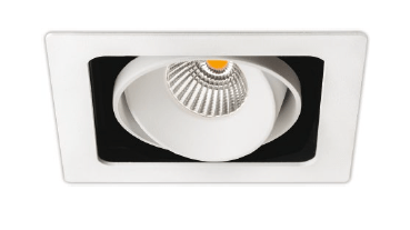 10,5W LED įleidžiamas šviestuvas TWIST, 3000K (šiltai balta), baltas - Image 2