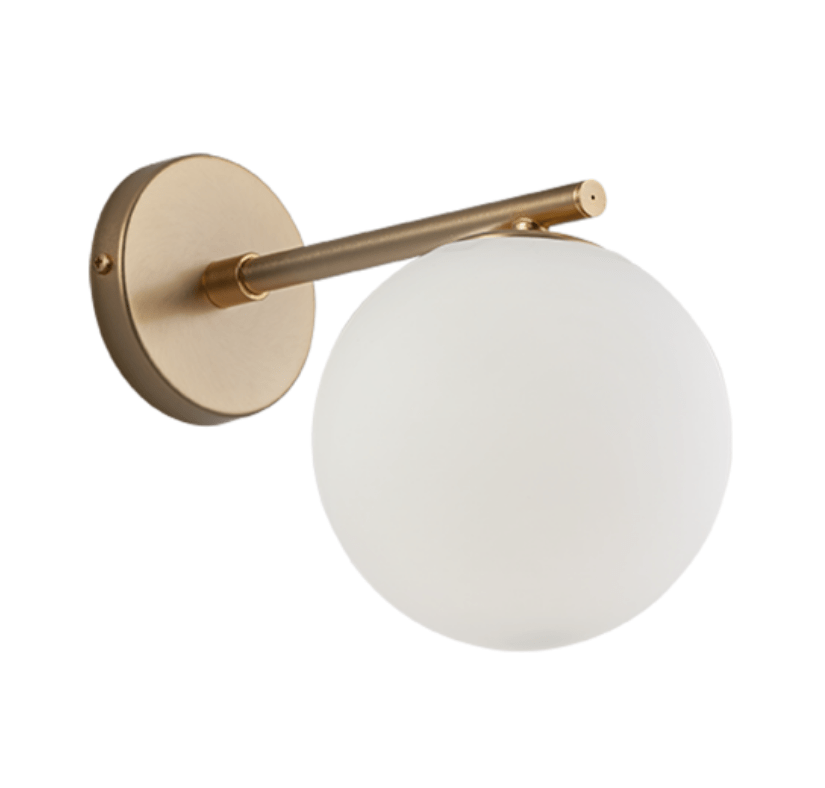 Sieninis šviestuvas GLOBE LED/CFL lemputėms, E14, žalvario spalvos, 3094700 - Image 2