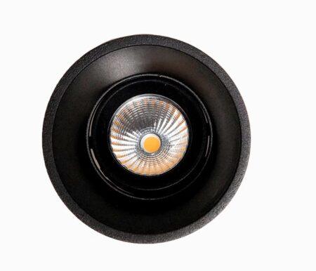 6W LED įleidžiamas šviestuvas TOLVA M ADJUSTABLE, juodas, 3000K, 40˚, IP54