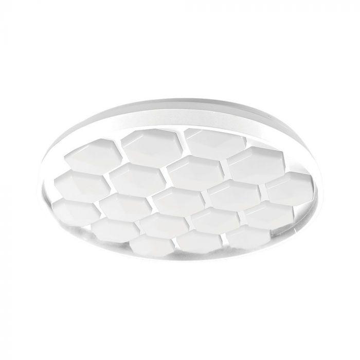 30/60W LED paviršinis šviestuvas, baltas, 3000/4000/6500K, dimeriuojamas, BEEHIVE dangtelis - Image 3