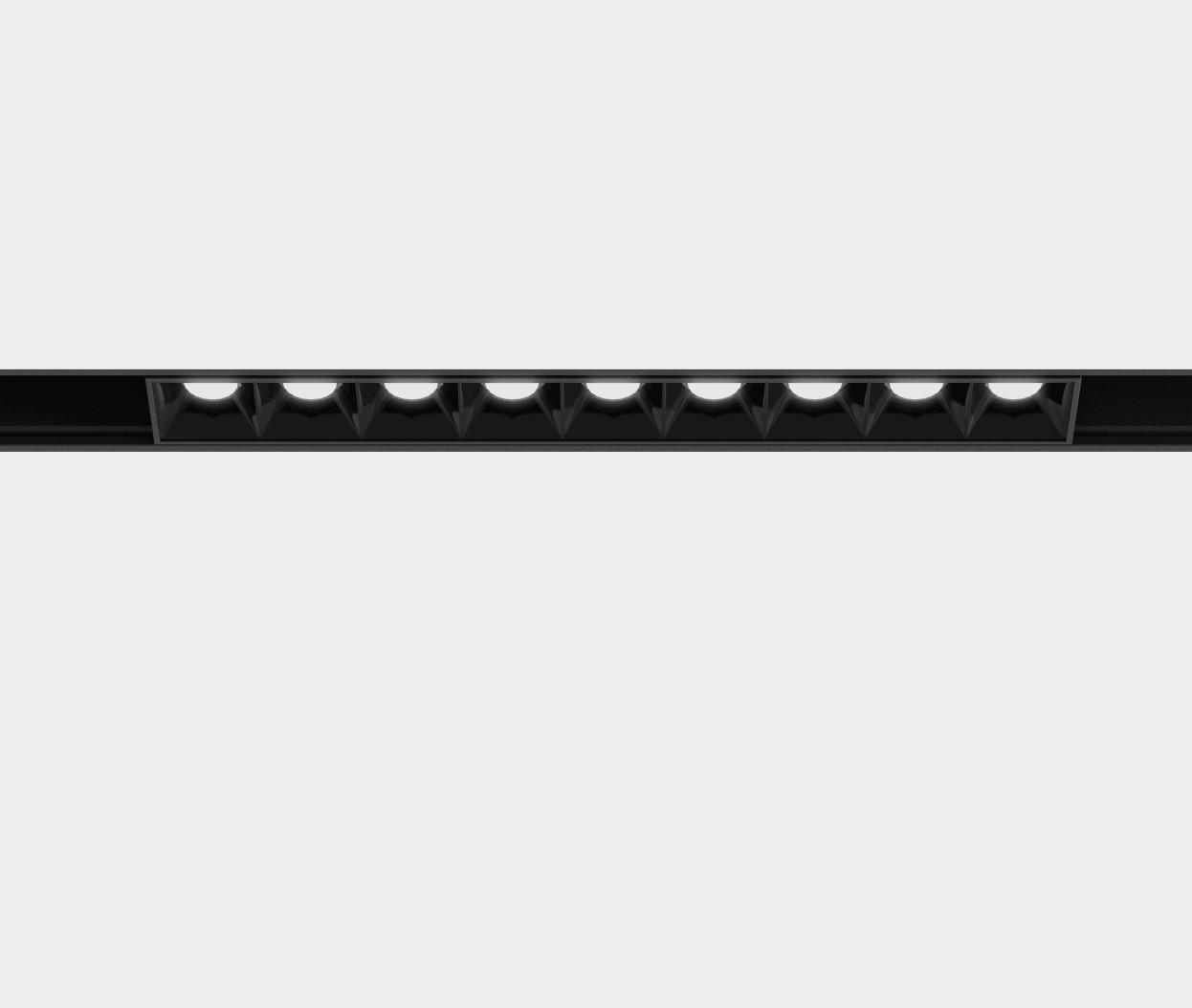 12W LED šviestuvas COMFORT 205 į magnetinę sistemą IN_LINE, juodas, 3000K, DALI - Image 2