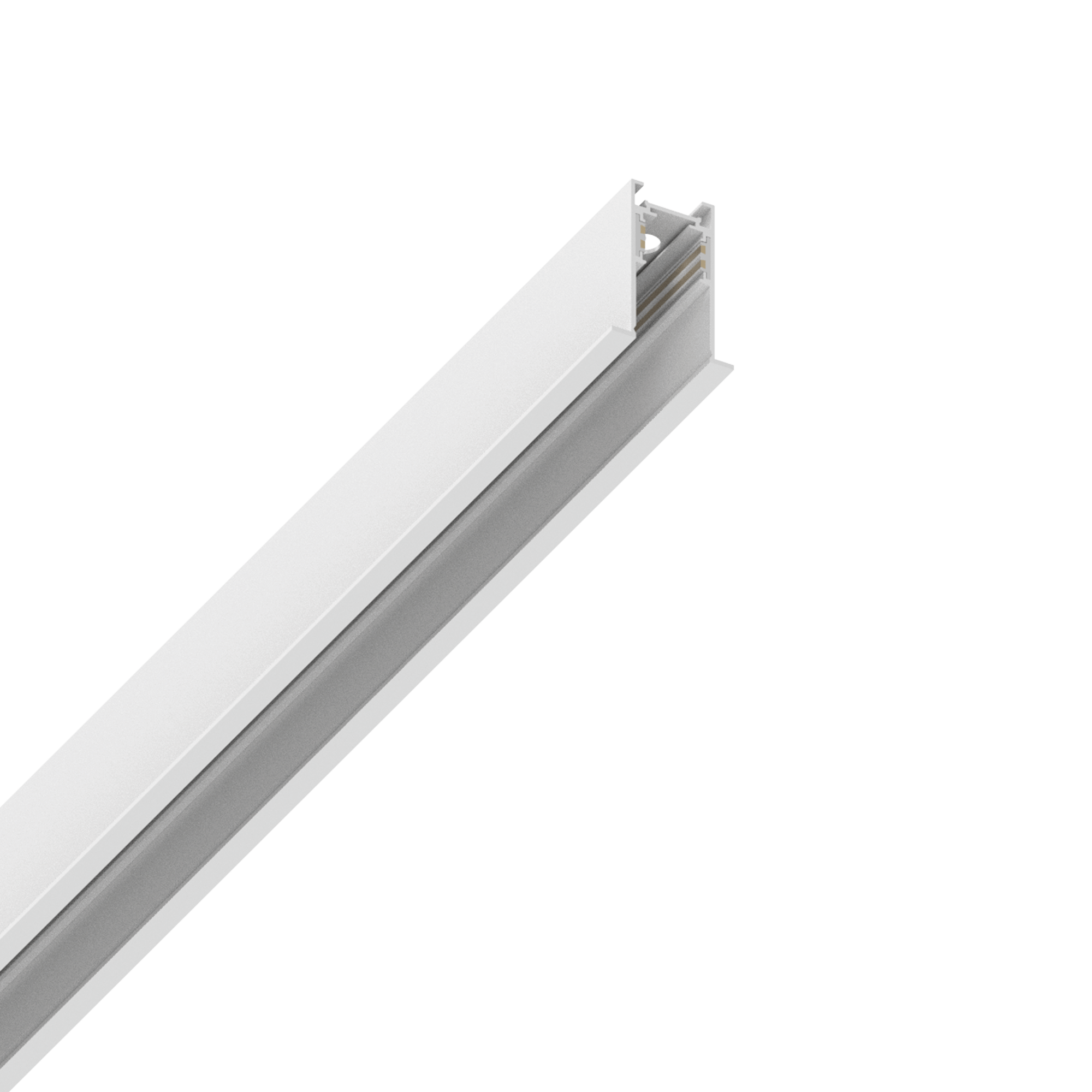 Įleidžiamas magnetinis bėgelis EGO, baltas, 1m, 320441