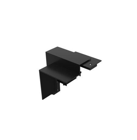 Magnetinio bėgelio VIOKEF SLIM MAGNETIC įleidžiamas vertikalus sujungimas, juodas, 48V, 02/0512