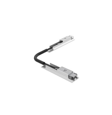 Magnetinio bėgelio VIOKEF SLIM MAGNETIC lankstus elektrinis sujungimas, baltas, 48V, 02/1107