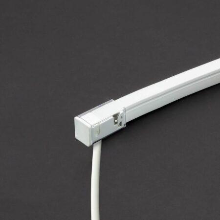 Šviečiančio kabelio XMAGIS 12x17MM užbaigimas, užmaitinimui iš apačios