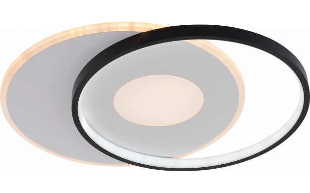 54W LED paviršinis šviestuvas, baltos/juodos sp., 3000K-6000K, dimeriuojamas - Image 2