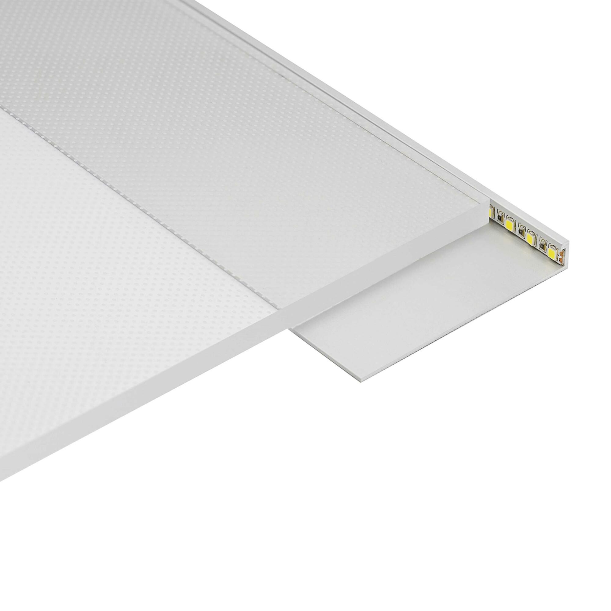 LED profilis PLEXILED, anoduoto sidabro sp., 2m