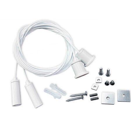 LED profilio CARTAGO/HOUSTON pakabinimo rinkinys, baltas, 2vnt. komplekte