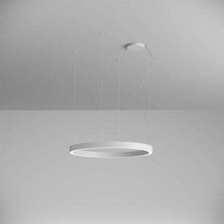 57W LED paviršinis/pakabinamas šviestuvas XAMBIT, baltas, 3000K, 90cm