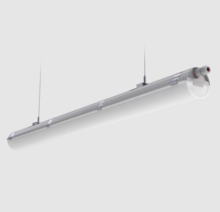 42W LED linijinis pramoninis šviestuvas ATLANTYK 2.0 BASIC, šviesiai pilku korpusu, 4000K