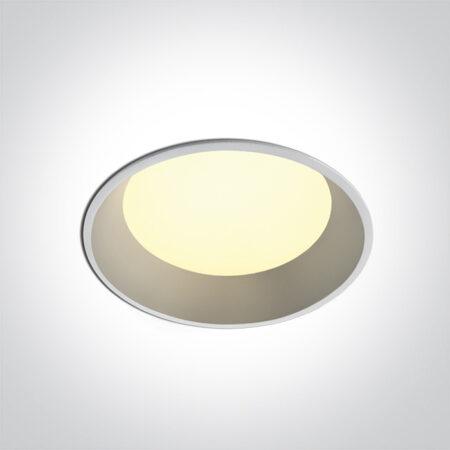 20W LED įleidžiamas šviestuvas, baltas, 3000/4000/5000K, IP65, 10120FD/W/V