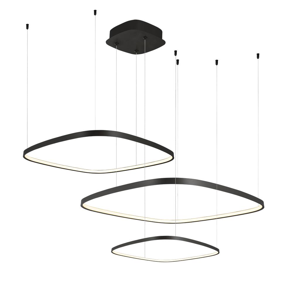 70W LED pakabinamas šviestuvas LORENZO, juodas, 3000/4000/6000K, dimeriuojamas, 4319400