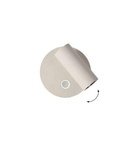 4W LED sieninis šviestuvas TARA, baltas, 3000K, dimeriuojamas, pakreipiamas, 4319600