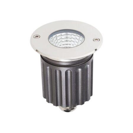 6W LED įleidžiamas į žemę šviestuvas XGROUND, plieno sp., 3000K, IP67