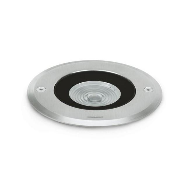 9W LED įleidžiamas į žemę šviestuvas CNC 120 T, pilkas, 3000K, 60°