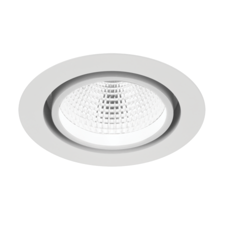 30W LED įleidžiamas šviestuvas LUGSTAR SHOP, baltas, 3250K, 30°