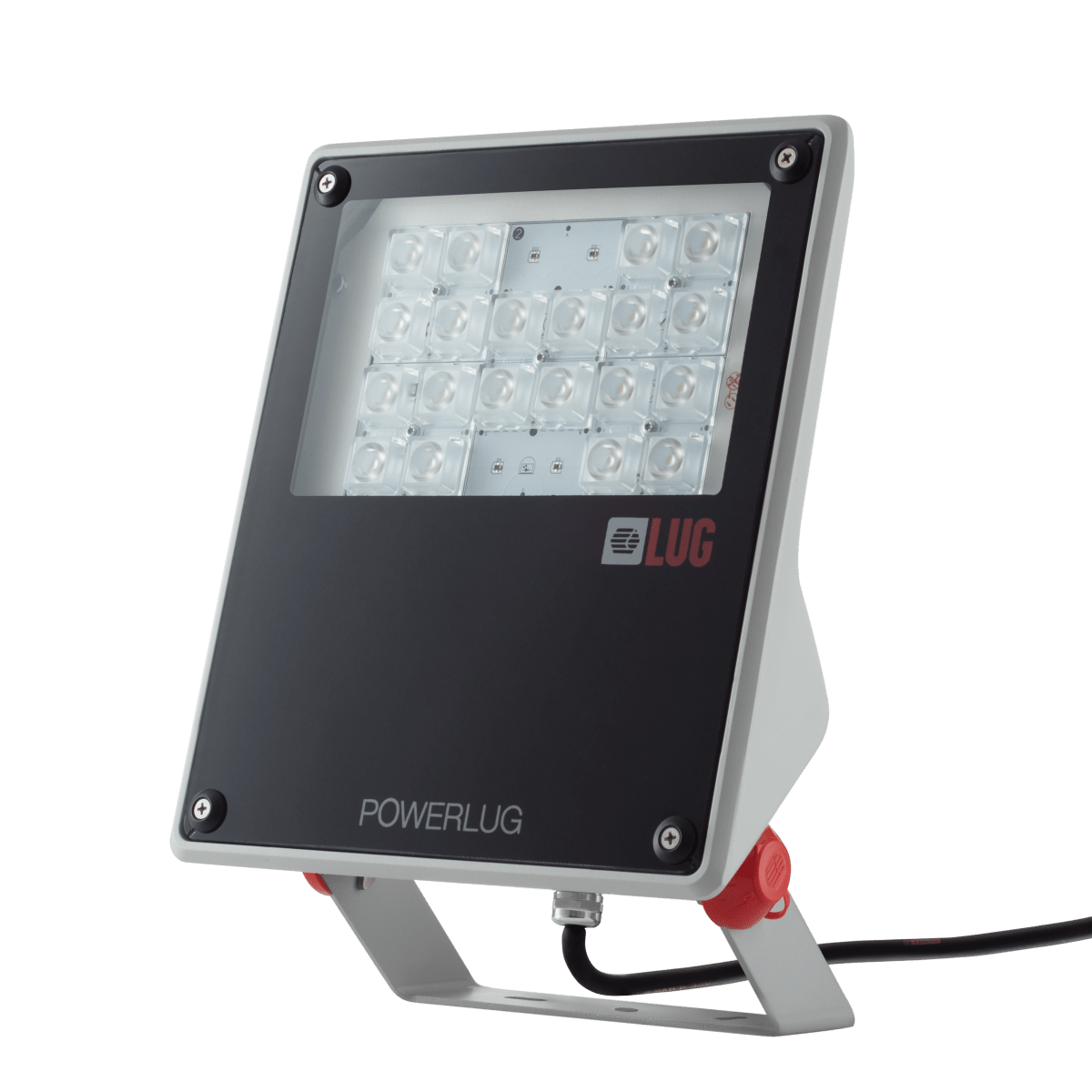 44W LED prožektorius POWERLUG MINI, pilku korpusu, 4000K, IP65