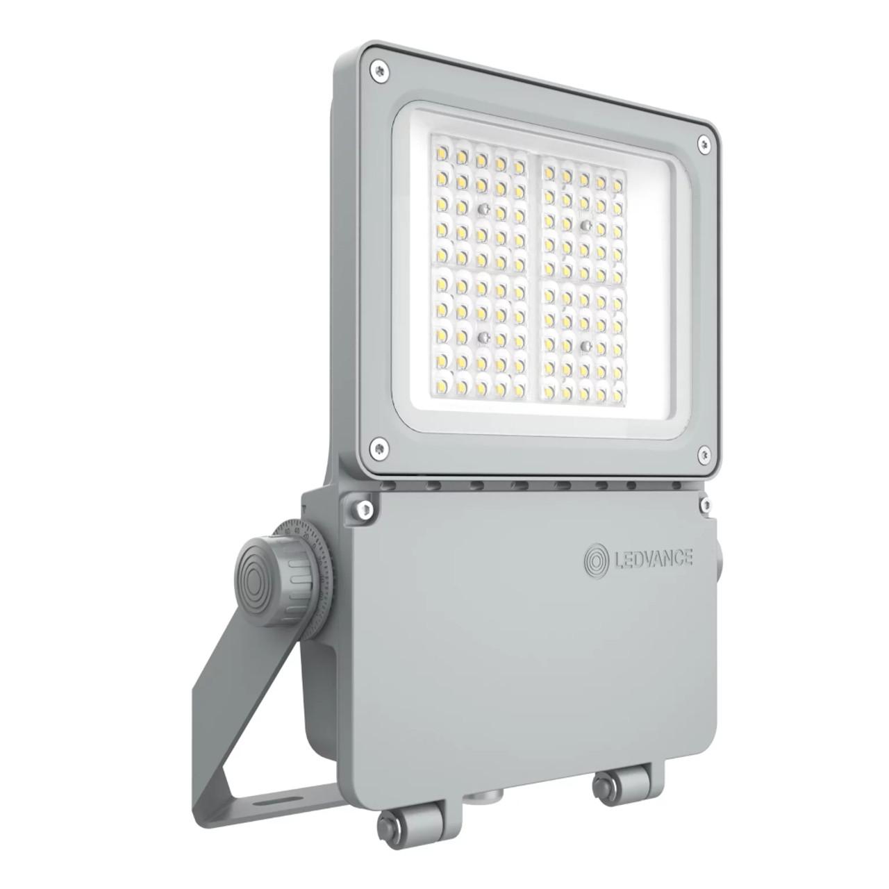 22/28/34/40W LED prožektorius FLEX ASYMMETRIC, baltas, 3000K, 45°x140°