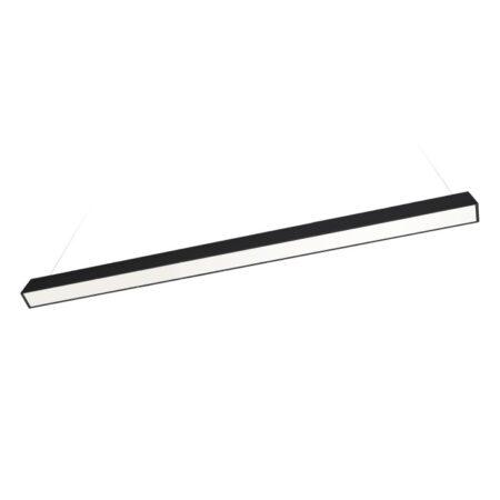 20/30/40W LED paviršinis/pakabinamas linijinis šviestuvas KOLINE K2 PROFESSIONAL, juodas, 3000/4000/6500K