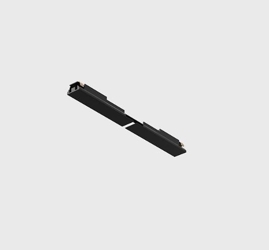 Magnetinės sistemos bėgelio MINI_LINE 42 lankstus elektrinis sujungimas, 42V, juodas