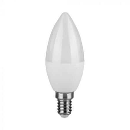 6,5W LED lemputė, E14, žvakės formos, 4000K, 180°