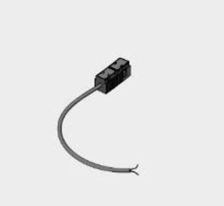 Magnetinės sistemos IN_LINE bėgelio užbaigimas su užmaitinimu, juodas, su 60cm laidu