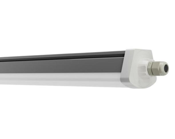 19/26/31/34W LED linijinis šviestuvas DP FLEX TH, pilkas, 3000K, 1290mm