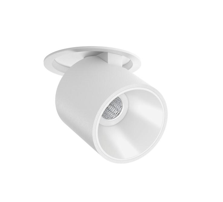 6W LED įleidžiamas šviestuvas FLIP, baltas, 3000K, 34°