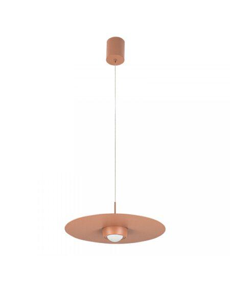 21W LED pakabinamas šviestuvas, raudonos plytų sp., 3000K, dimeriuojamas, 35cm, 2586