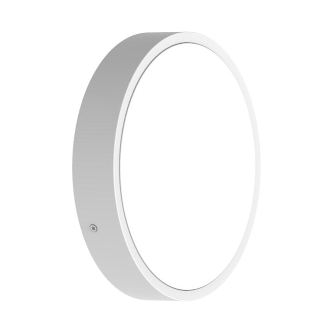 13,5/15,5/18/20,5W LED plafonas BLKH RD 300, baltas, 3000/4000K, IP65, su judesio davikliu ir avariniu moduliu