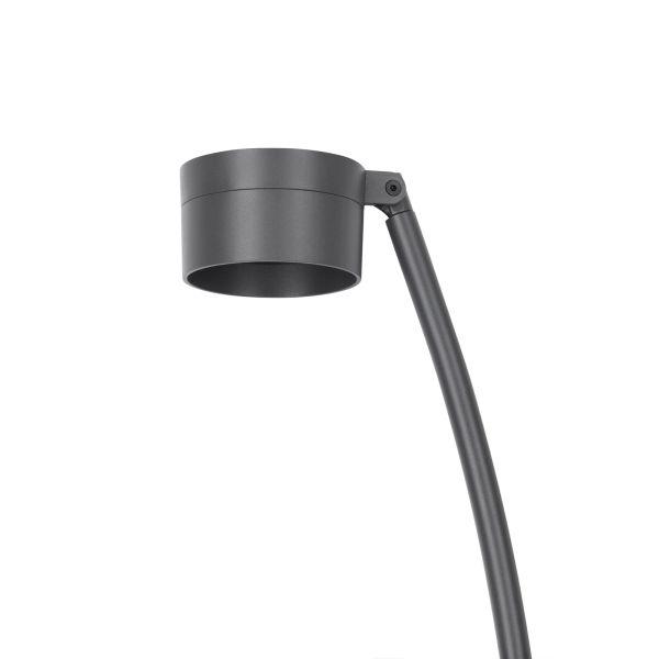 15W LED pastatomas lauko šviestuvas HASTA R, tamsiai pilkas, 3000K, dimeriuojamas