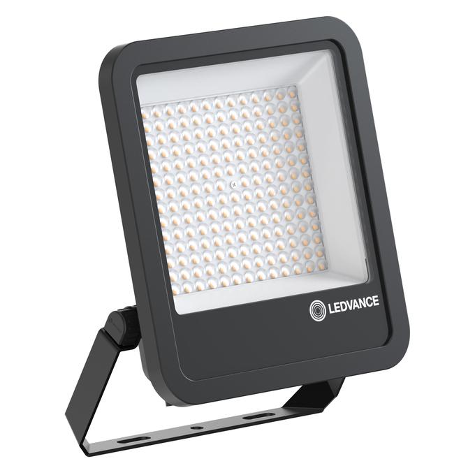 54/67W LED prožektorius FL AREA V, juodas, 3000K, IP66, 48°x85°