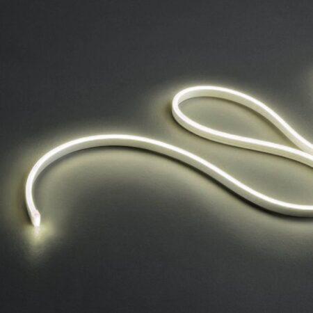 8W/m LED šviečiantis kabelis XSNAKE 6x12MM, 3000K, 120LED/m, 24V, IP67, 20 metrų ritė