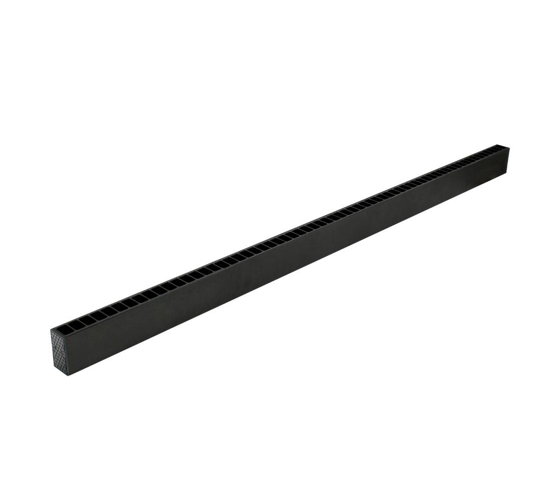 30W LED linijinis šviestuvas LORIEN, 120cm, juodas, 4000K, 52°, UGR19