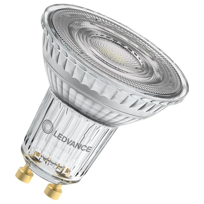 6,1W LED lemputė, GU10, PAR16, 60°, 3000K, dimeriuojama
