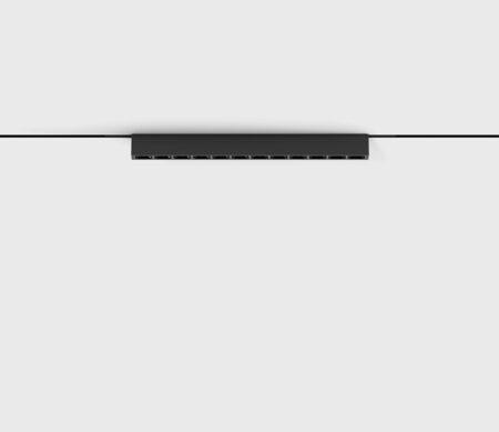10W LED šviestuvas COMFORT OUT 196 į magnetinę sistemą PICO_LINE, juodas, 3000K, 30°, dimeriuojamas