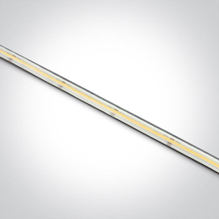 4W/m lanksti COB LED juosta, 24V, IP67, 320LEDs/m, 4000K, 5m ritė, 7839W/C