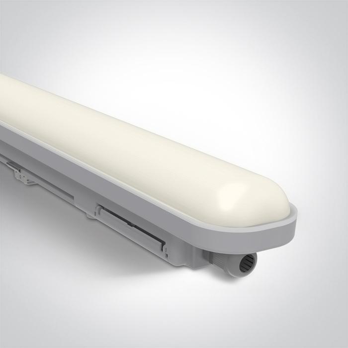 48W LED T8 šviestuvas, pilkas, 150cm, 3000/4000/6500K, IP65, 38150N/V