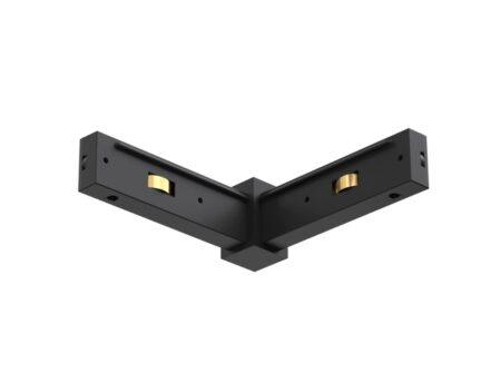Magnetinio bėgelio THE MICRO RUNNING MAGNET kampinis sujungimas, juodas