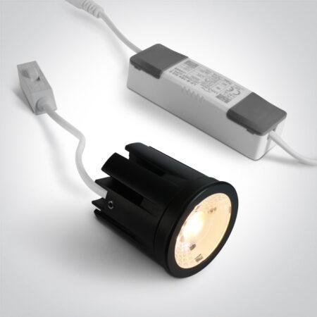 7W LED modulis, MR16, juodas, 3000/4000/5000K, 7307MA/B/V