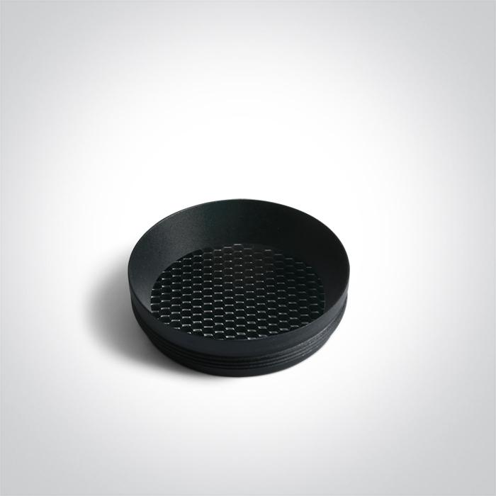 Filtras nuo akinimo, skirtas akcentiniam šviestuvui į bėgelius, juodas, 90mm, 050380CH/B