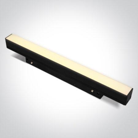 8W LED linijinis šviestuvas į magnetines sistemas ONELIGHT MINI/MIDI, juodas, 3000/3500/4000K, 42100AA/B/V