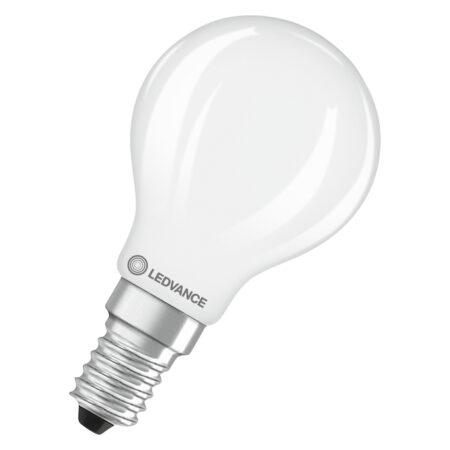 5,9W LED lemputė CLASSIC P, E14, matinės baltos sp., 300°, 2700K