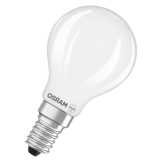 1W LED lemputė RETROFIT CLASSIC P, E14, matinės baltos sp., 300°, 2700K