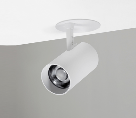 12W LED įleidžiamo montavimo akcentinis šviestuvas SUTIL SEMIRECESSED, baltas, 3000K, 50˚, DALI