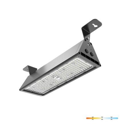 72/95/120W LED linijinis pramoninis šviestuvas NICO, juodas, 3000/4000/6000K, 60x90°, IP65