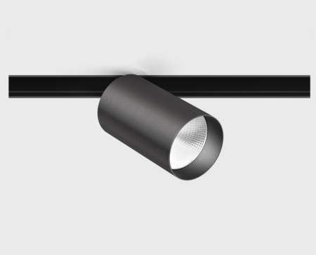 10,8W LED šviestuvas TUB M A 90 į magnetinę sistemą IN_LINE, tamsiai pilkos/juodos sp., 3000K, 50°