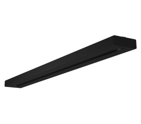 52/48/44/39W LED linijinis šviestuvas LINEAR INDIVILED DIRECT 1500, juodas, 4000K, 90°, su judesio/šviesos davikliu, DALI2