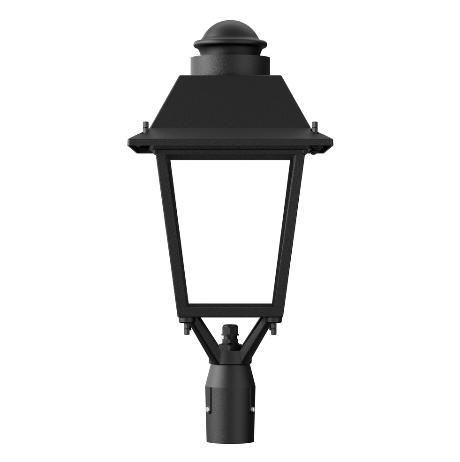40W LED gatvės šviestuvas URBAN VILLA COMPACT, juodas, 3000K, 45x140°, IP66